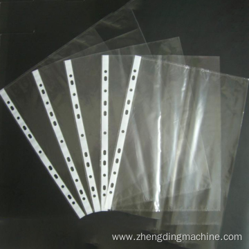 Office Use 11 Holes Sheet Protectors Making Machine